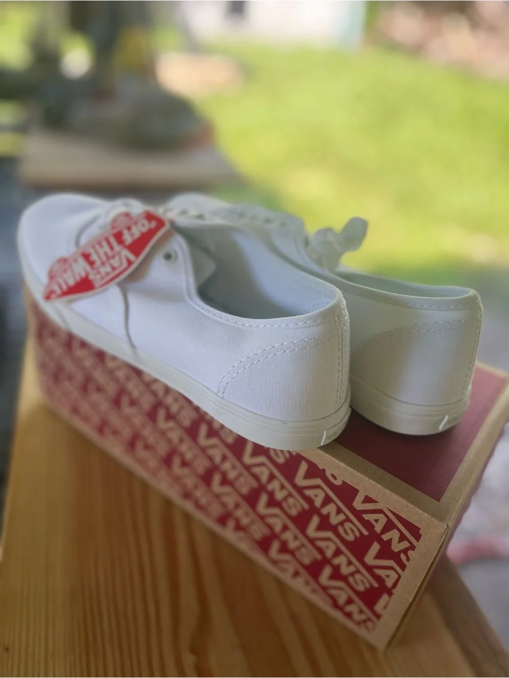 Women’s White Vans - NWT